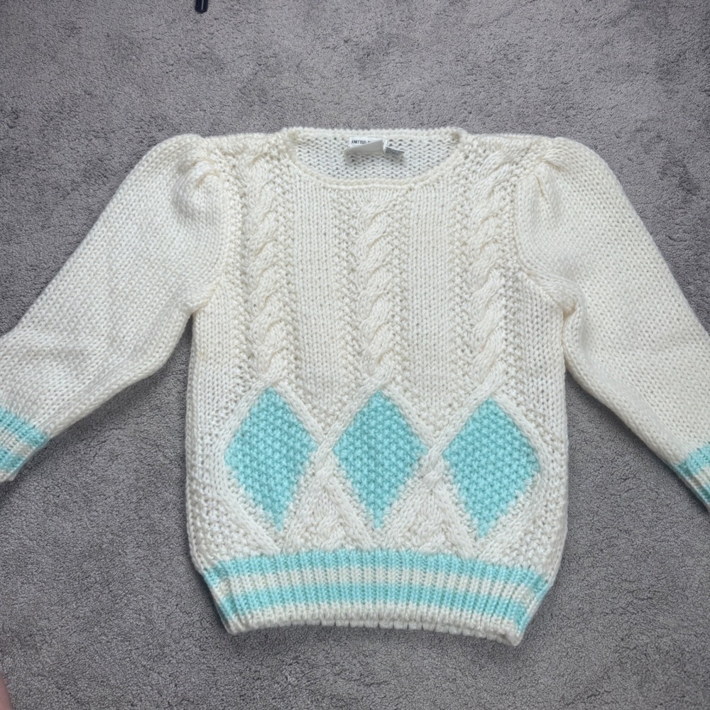 Vintage Exclusive Imports Women's Medium Sweater Knitted by Hand